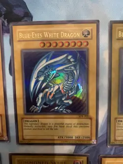 Vintage Yugioh Card Lot Blue Eyes, Dark Magician, Red Eyes, Exodia And Binder - Image 4