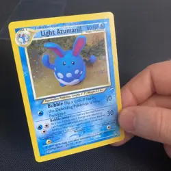 Pokemon Neo Destiny Light Azumarill 13/105 Rare Holo Unlimited Trading Card - Image 4