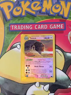Crystal Golem 148/144 Skyridge Reverse Holo Rare Pokemon Card - Image 1