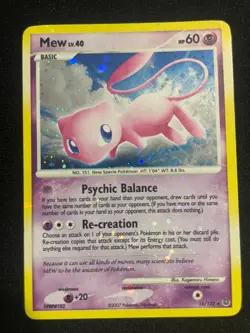 Mew 15/132 | 2007 Pokemon Secret Wonders Holo | LP Lightly Played - Image 1