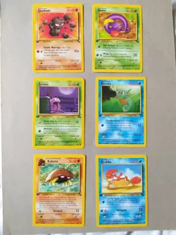 1999 Pokemon 1st Edition Fossil 12 Card Lot. Nm-M Never Played - Image 1