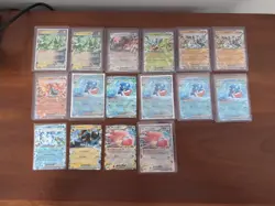 Pokemon Twilight Masquerade EX Lot-16 Cards - Image 1