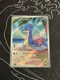 Pokemon TCG Misty's Lapras Destined Rivals 194/182 Mint Condition - Image 1