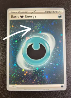 Pokemon TCG Basic Energy SVE007 Scarlet & Violet - 151 Cosmos Holo Darkness - Image 3