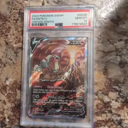 PSA 10 GEM MINT Entei V GG36 Crown Zenith Pokemon Card - Image 1