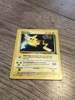 Pokemon Pikachu TCG Promo Card 1999 the First Movie - Image 1