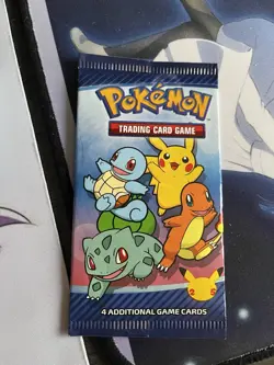 Pokemon 25th Anniversary McDonalds Promo Sealed Booster Cards - Image 1