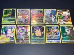 Pokemon yellow border full art 10 card lot from older sets! No reserve! - Image 1