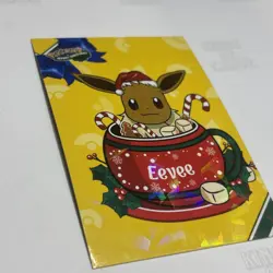 Pokemon Merry Christmas Card Database EEVEE - Image 2