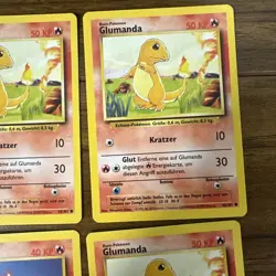 Vintage Pokemon Cards Lot - German Base Set - Charmander (Glumanda) - Cool Cards - Image 4