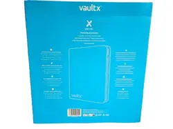 12 Pocket Vault X Neon Neon Blue Exo Tec Zip Binder Side Loading Holds 480 Cards - Image 2