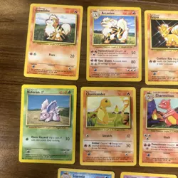 Vintage Pokemon Cards Lot - Base Set Collection - Charmander, Squirtle And More - Image 2