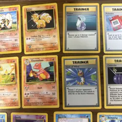 Vintage Pokemon Cards Lot - Base Set Collection - Charmander, Squirtle And More - Image 3