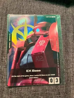 Gundam Card Game - Char's Zaku II (EX Base) EXBP-004 (English) - Image 1