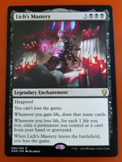 1x Lich's Mastery | Dominaria | MTG Magic Cards - Image 1