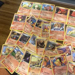 Pokemon Cards Lot - Mid Era Vintage Fire Type- EX Series And Diamond And Pearl - Image 2