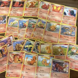 Pokemon Cards Lot - Mid Era Vintage Fire Type- EX Series And Diamond And Pearl - Image 4