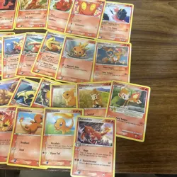 Pokemon Cards Lot - Mid Era Vintage Fire Type- EX Series And Diamond And Pearl - Image 5