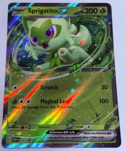 Sprigatito ex-Pokemon-Sv: Scarlet & Violet Promo Cards-Holo-87 - Image 1