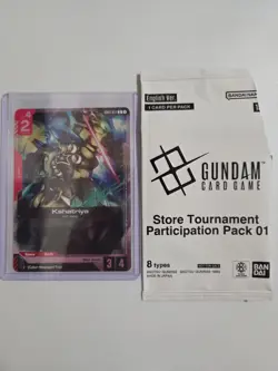 Gundam Card Game - Kshatriya (U) Alt Art GD01-051 Participation Promo English - Image 1