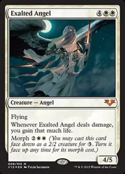 Mint/Near-Mint, English - 1 x MTG Exalted Angel - Foil From the Vault: Angels - Image 1
