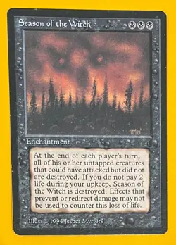 MTG SEASON OF THE WITCH The Dark (OldManMTG 005-290) - Image 1