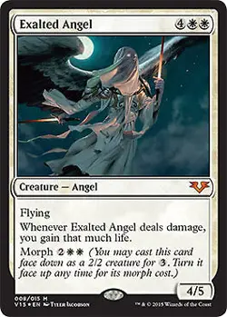 MTG Magic - Exalted Angel - From the Vault: Angels - Foil Near Mint - Image 1