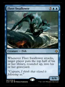 MTG Fleet Swallower LP Light Play Ixalan [569] - Image 1