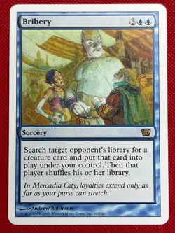 MTG 1X Bribery X1 Core Set 8th Edition Magic - SP/NM - Image 1