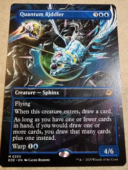 Quantum Riddler - #305 Regular (Borderless) Edge of Eternities - Mtg - Image 1