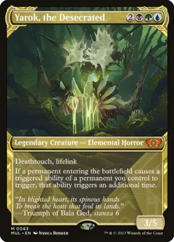 MTG Yarok, the Desecrated Showcase Full Art ** MUL ** English (NM) - Image 1
