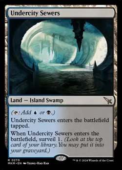 MTG Magic 1 x Undercity Sewers x 1 - Murders at Karlov Manor - Regular - [2/2] - Image 1