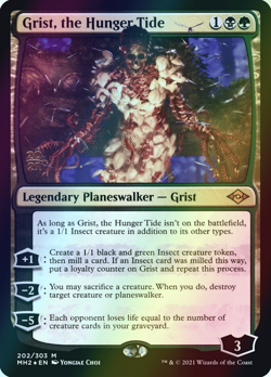 MTG Grist, the Hunger Tide Prerelease Foil ** pmh2 ** En (LP) - Image 1