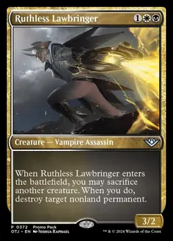 Ruthless Lawbringer - Promo OTJ LP MTG - Image 1