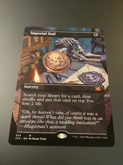 MTG Double Masters #354 Imperial Seal Borderless NM - Image 1