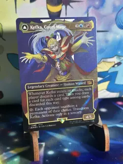 Kefka, Court Mage (0543) (Borderless) (Surge Foil) Final Fantasy Foil - Image 1