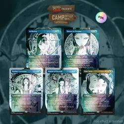 MTG Secret Lair Camp Totally Safe Superdrop Featuring: Peach Momoko Foil Edition - Image 1