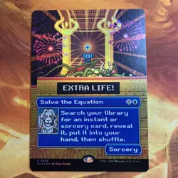 MTG Rainbow Foil Borderless Solve the Equation Pixel Perfect | Extra Life 2024!! - Image 1