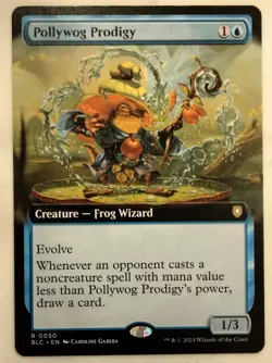 MTG: Bloomburrow, Borderless Lot Of (4) Pollywog Prodigy *Unplayed* M. Rare/Rare - Image 2