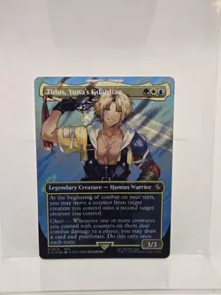 Tidus Yuna's Guardian Borderless Surge Foil Commander FINAL FANTASY - Image 1