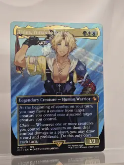 Tidus Yuna's Guardian Borderless Surge Foil Commander FINAL FANTASY - Image 2