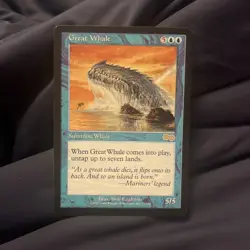 Great Whale (Urza's Saga) NM MTG - Image 1