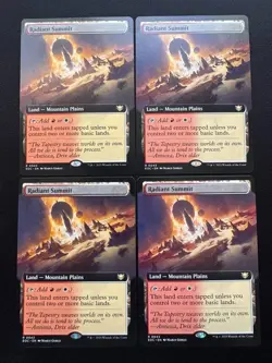x4 - Radiant Summit - Extended Art - MTG Commander: Edge of Eternities - NM - Image 1