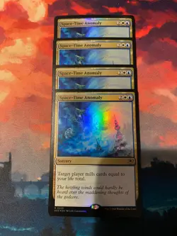 MTG Edge of Eternities Space Time Anomaly Foil x 4 - Image 1