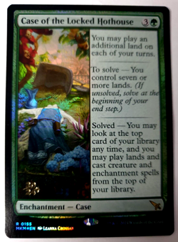 MTG Murders at Karlov Manor - Case of the Locked Hothouse - FOIL Promo Rare 0155 - Image 1