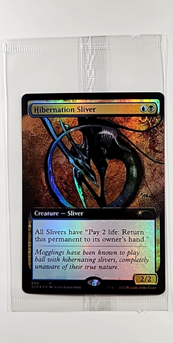 2022 MTG Magic the Gathering Secret Lair Foil #664 Hibernation Sliver *Sealed* - Image 1