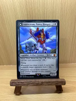 Starscream Power Hungry // Starscream Seeker Leader - NM - MTG Transformers - Image 1