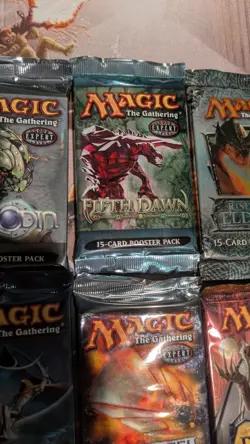 Lot of 6 Vintage Magic The Gathering MTG Packs - Unopened Booster Packs Chaos - Image 4