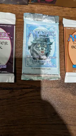 Lot of 6 Vintage Magic The Gathering MTG Packs - Unopened Booster Packs Chaos - Image 3