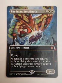 MTG Luminous Broodmoth (Borderless) #74 - Commander: Bloomburrow - Image 1
